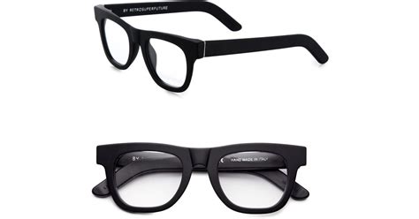 retrosuperfuture matte optical ciccio eyeglasses in black for men lyst