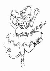 Ballerina Mousie Prima Digi Stamps Ellen Smith Mary Posted Am sketch template