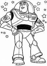 Buzz Coloring Lightyear Toy Story Pages Printable Birthday Disney Stars Party Introduction First Colouring Cartoon Kids Easy Online Adults Toys sketch template