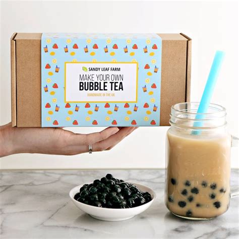 bubble tea making kit by sandy leaf farm bubble tea bubble tea shop