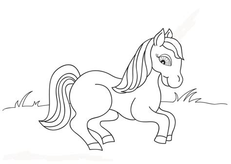 baby horse coloring pages