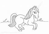 Horse Coloring Pages Baby Via sketch template