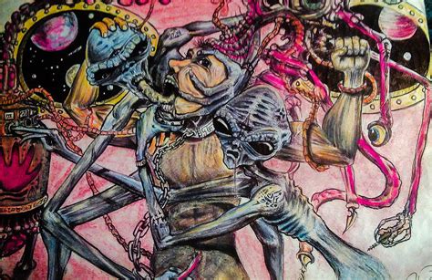 Alien Abduction Mixed Media By John Balestrino