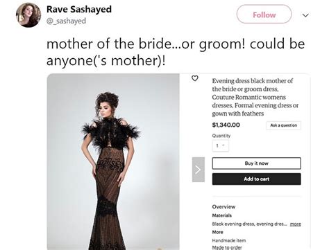 mother of the bride dress stirs up controversy online as twitter users