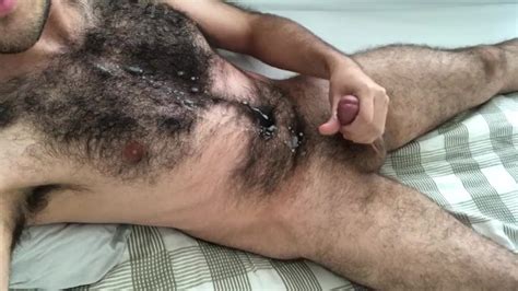Huge Load On Hairy Chest Thumbzilla