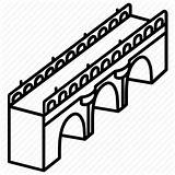 Aqueduct Drawing Bridge Getdrawings sketch template