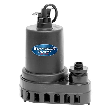 superior pump  hp submersible thermoplastic utility pump   home depot