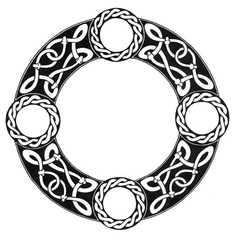 celtic circle vector clipart