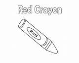 Crayon Coloring Pages Red Printable Kids Color Crayola Sheet Freecoloring Pencil Interesting Pencils Fro Bottom Single Pattern Top Book sketch template