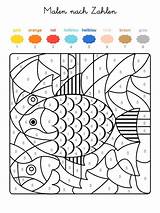 Fische Zahlen Malen Ausdrucken Fisch Bildnachweise Impressum Farben sketch template
