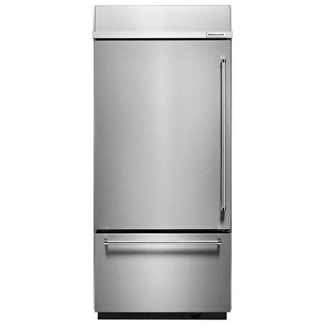 kitchenaid     cu ft built  bottom freezer refrigerator