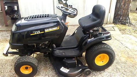 yard machines mtd lawn tractor youtube