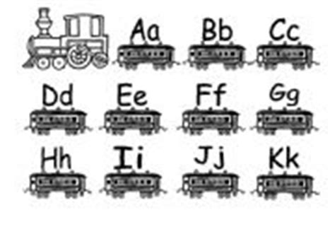 english worksheets alphabet train