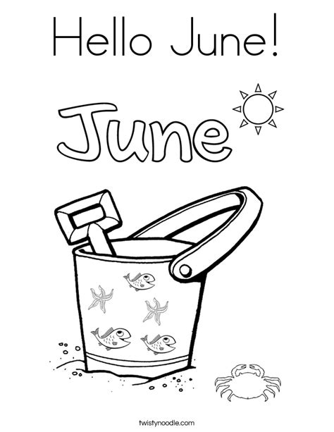 month  june coloring pages coloring pages