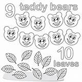 Coloring Number Worksheet Color Counting Count Pages Kidspressmagazine Game Teddy Kids Numbers Printable Toddler Ten Worksheets Children Bears Leaves Clipart sketch template