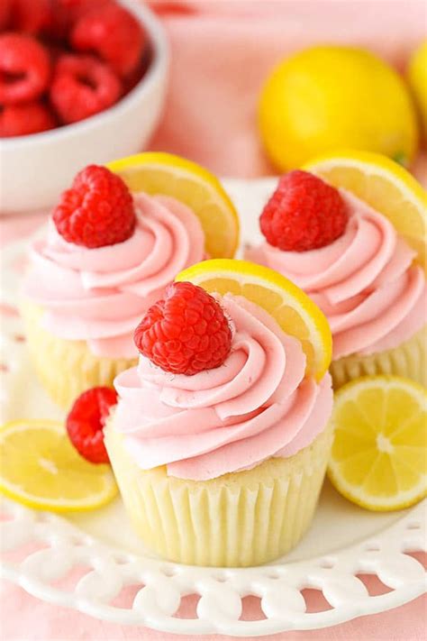 Fluffy Lemon Raspberry Cupcakes Best Lemon Dessert Recipes