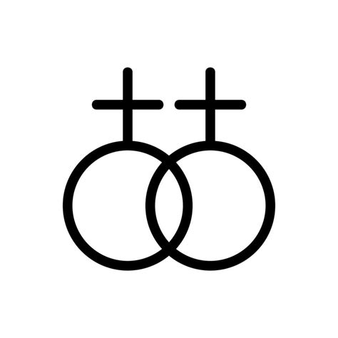Symbolvektor Für Die Gleichgeschlechtliche Ehe Isolierte