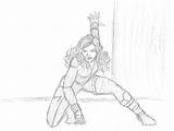 Widow Avengers Zeichnen Merken sketch template