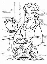 Coloring Pages Disney Potts Mrs sketch template