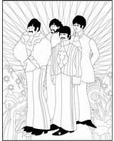 Beatles sketch template