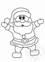 Santa Claus Cartoon Coloring Outline Christmas Pages Drawing Cheerful Printable Color Print Exploit Coloringpage Getdrawings Getcolorings Eu sketch template