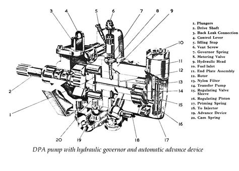 lucas injector pump diagram  wiring diagram source