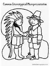 Thanksgiving Coloring Pages Pilgrim Indian Pilgrims Kids Color Children Printable Dinner Sheet Clipart Girl Getcolorings Peace Make Print Native American sketch template