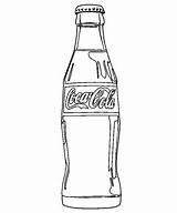 Cola Coke sketch template