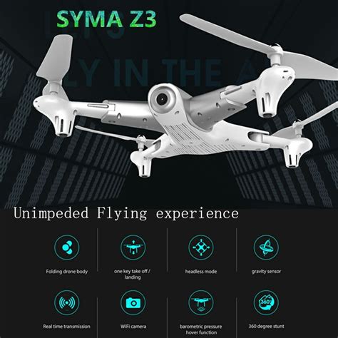 syma  foldable rc quadcopter  wifi fpv drone optical flow positioning mini pocket drone