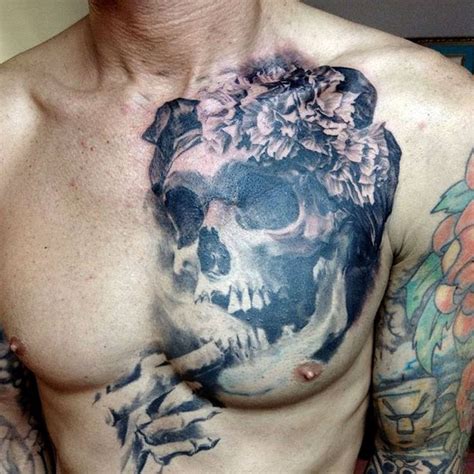 awesome chest tattoo ideas  men stylendesigns