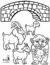 Billy Gruff Goats sketch template