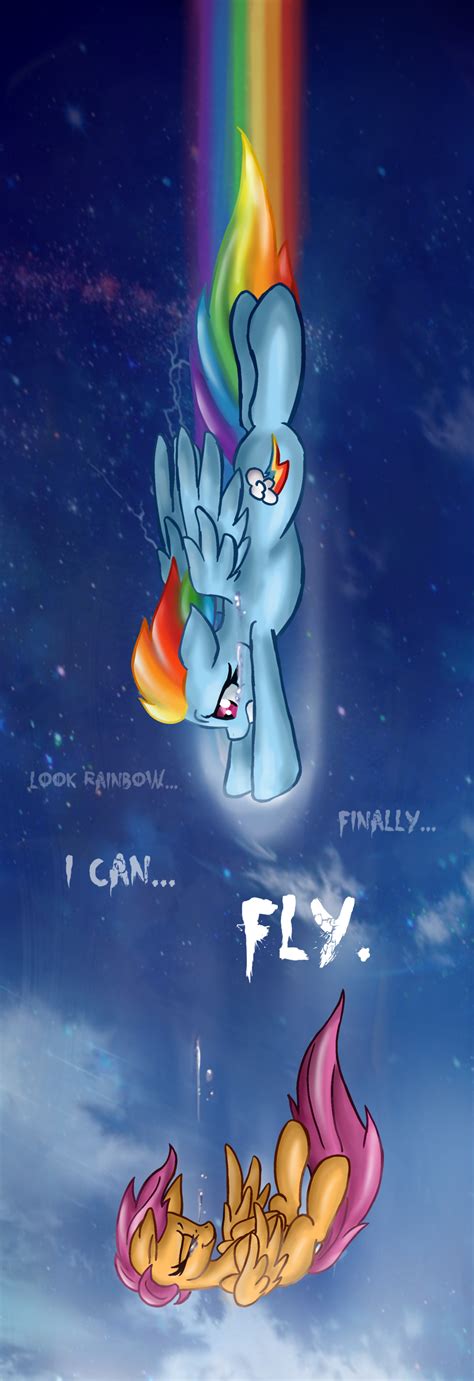 Look Finally I Can Fly By ~rainbowspine On