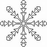 Snowflake Wecoloringpage Flocons Snowflakes Choisir Tableau sketch template