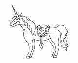 Unicorn Unicorno Gratuitamente sketch template