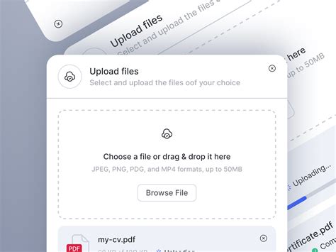 upload files ui kit figma