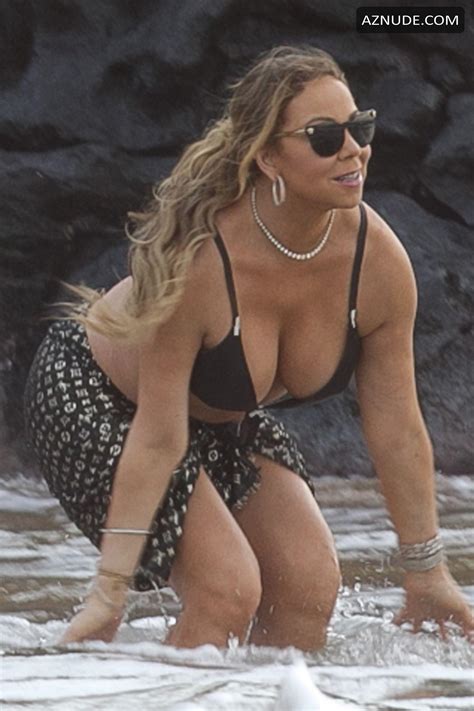 Mariah Carey Nip Slip While Having Fun In Hawaii Aznude