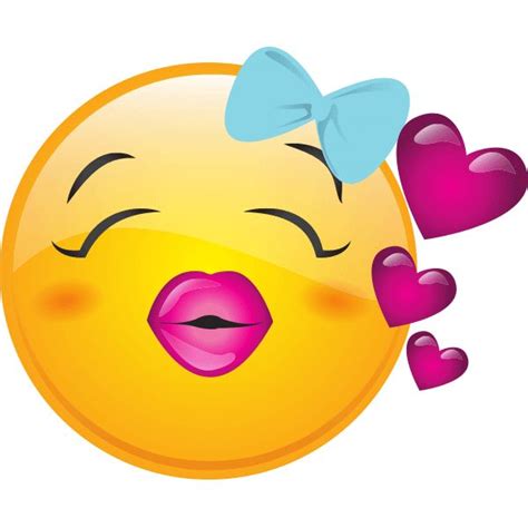 kissy face smiley clipart
