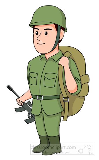 military soldier clip art clipart   clipartingcom
