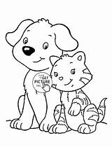 Coloring Cat Pages Kids Dog Drawing Animal Cats Animals Anime Printables Colouring Print Book Pdf Wuppsy Getdrawings Kat Boys Popular sketch template
