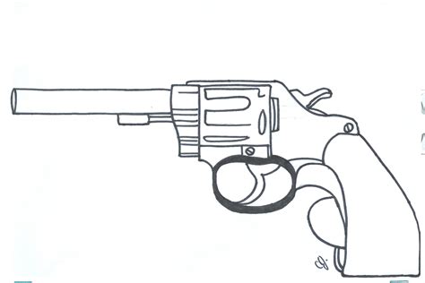 handgun coloring   designlooter