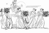 Greek Nausicaa Flaxman sketch template