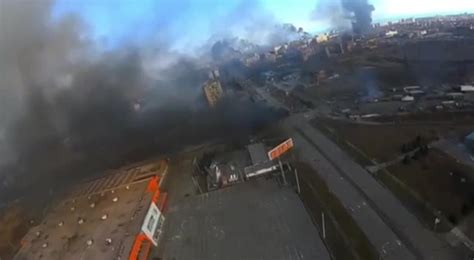 drone footage  mariupol  news page video