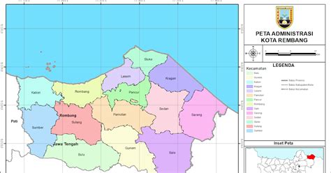 peta administrasi kabuapten rembang provinsi jawa tengah neededthing