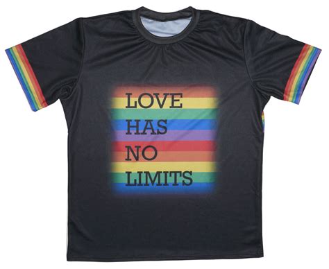 love has no limits t shirt with logo and all over printed