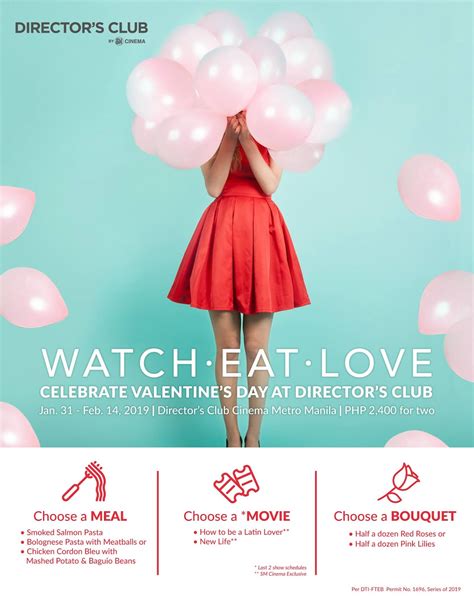 watch eat and love at sm cinema director s club this valentine s day 2019