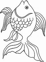 Goldfish Coloring Pages Fish Crackers Drawing Bowl Color Getdrawings Getcolorings Pa Kids Printable Recommended sketch template