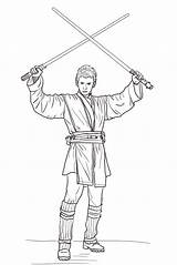 Skywalker Clone Anakin Educative K5 sketch template