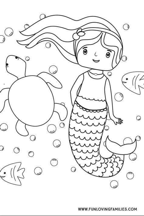 mermaid coloring pages simple ferrisquinlanjamal