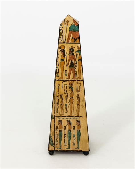 Painted Egyptian Obelisk For Sale At 1stdibs