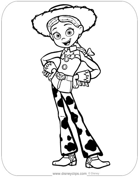 Pin By Enjoy Coloring On Dibujos Toy Story Coloring Pages Jessie Toy
